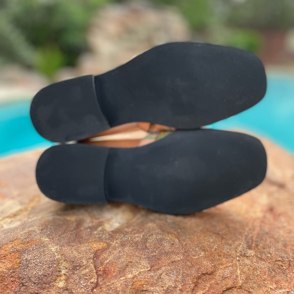 Jeffrey Campbell “Bolero” Rose Gold Scarf Loafers - Picture 5 of 11